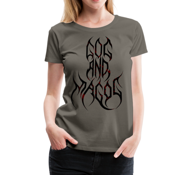 GAM Holy Rebellion Signature Women’s Premium T-Shirt - asphalt gray