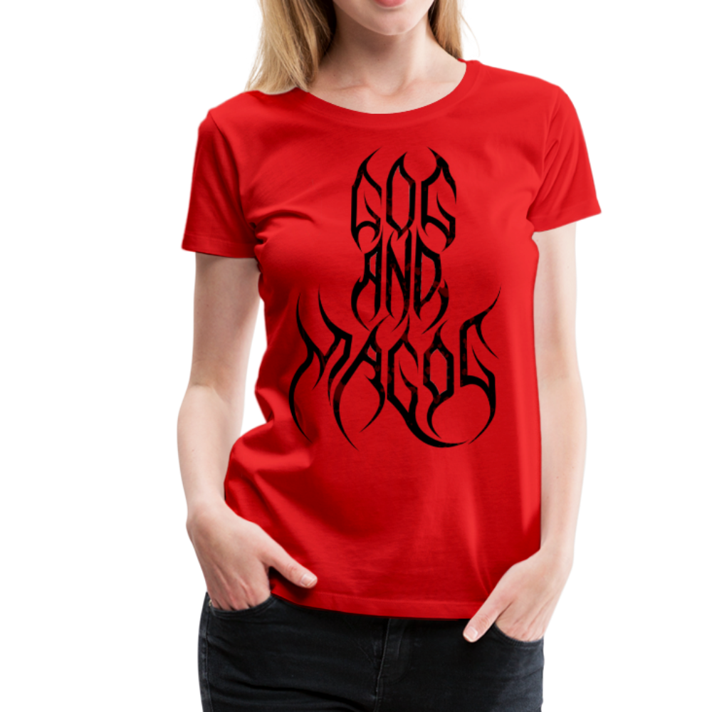 GAM Holy Rebellion Signature Women’s Premium T-Shirt - red