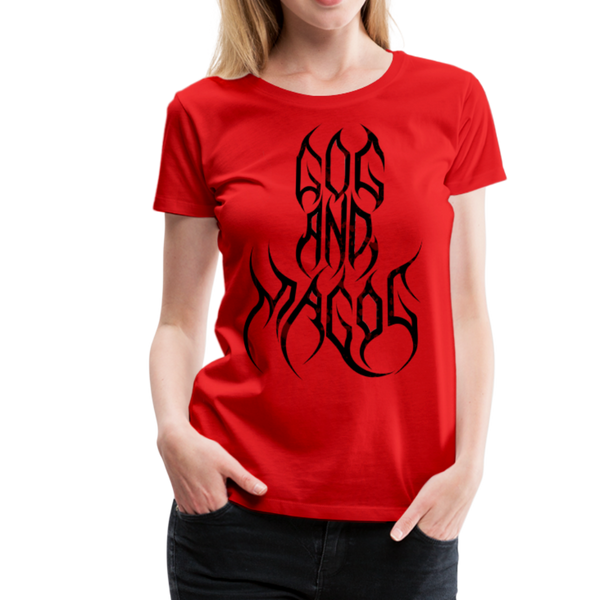 GAM Holy Rebellion Signature Women’s Premium T-Shirt - red