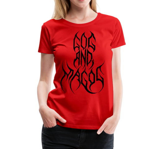 GAM Holy Rebellion Signature Women’s Premium T-Shirt - red