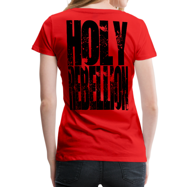 GAM Holy Rebellion Signature Women’s Premium T-Shirt - red