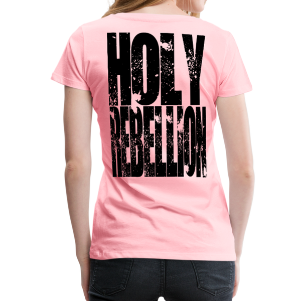 GAM Holy Rebellion Signature Women’s Premium T-Shirt - pink