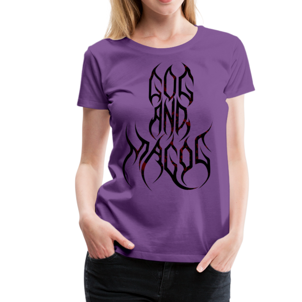 GAM Holy Rebellion Signature Women’s Premium T-Shirt - purple