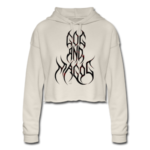 GAM Holy Rebellion Women's Cropped Hoodie - dust