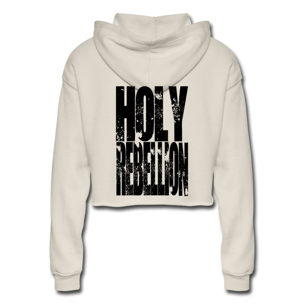 GAM Holy Rebellion Women's Cropped Hoodie - dust