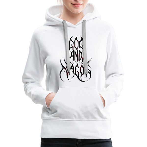 GAM Holy Rebellion Women’s Premium Hoodie - white