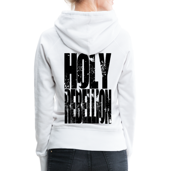 GAM Holy Rebellion Women’s Premium Hoodie - white