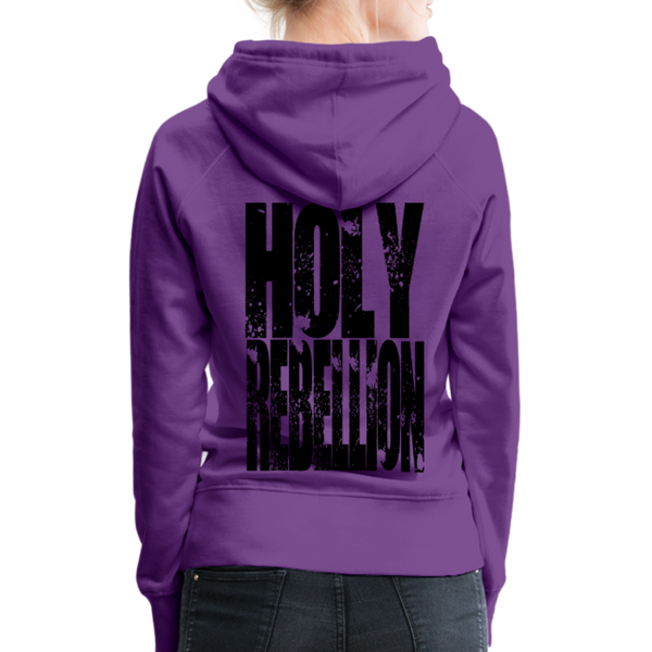 GAM Holy Rebellion Women’s Premium Hoodie - purple