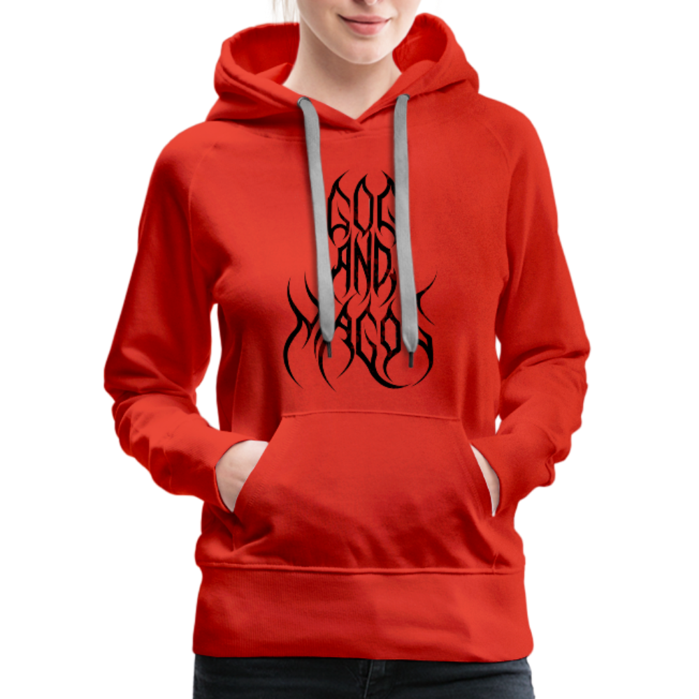 GAM Holy Rebellion Women’s Premium Hoodie - red