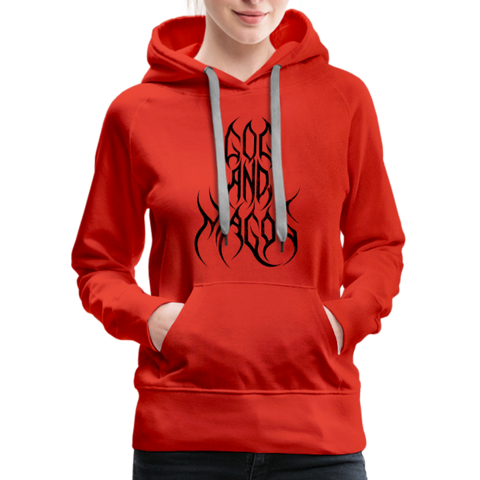 GAM Holy Rebellion Women’s Premium Hoodie - red