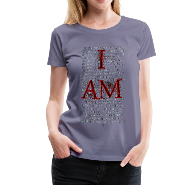 Names Of God Fire Edition Women’s Premium T-Shirt - washed violet