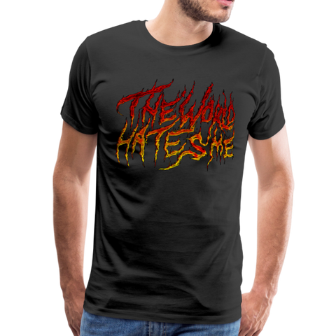 TWHM Fire Graffiti Signature Men's Premium T-Shirt - black
