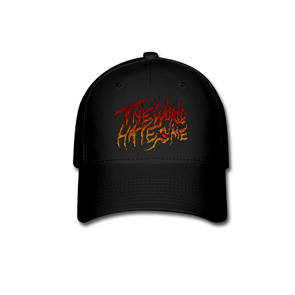 TWHM Fire Graffiti Signature Baseball Cap - black