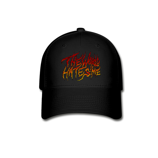 TWHM Fire Graffiti Signature Baseball Cap - black