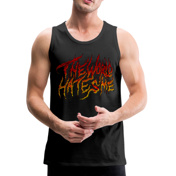 TWHM Fire Graffiti Signature Men’s Premium Tank - black