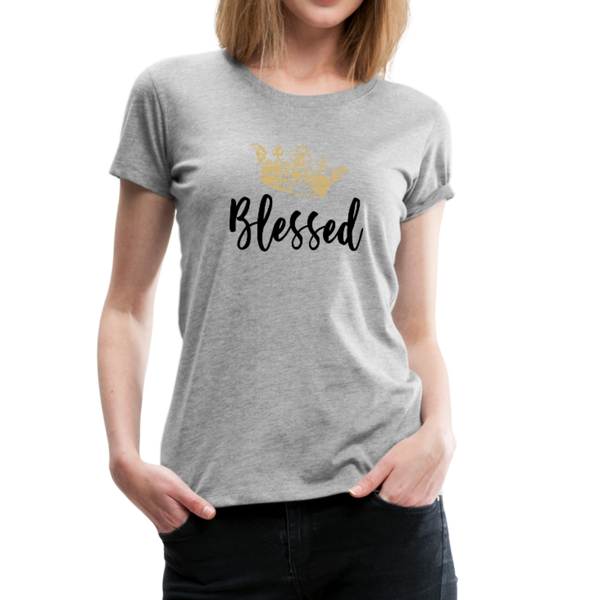 KreativeK TWHM Collab Blessed Signature Edition Women’s Premium T-Shirt - heather gray