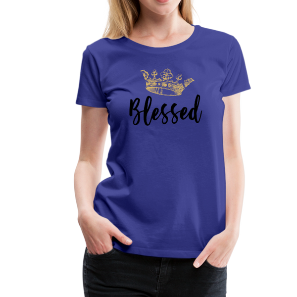 KreativeK TWHM Collab Blessed Signature Edition Women’s Premium T-Shirt - royal blue