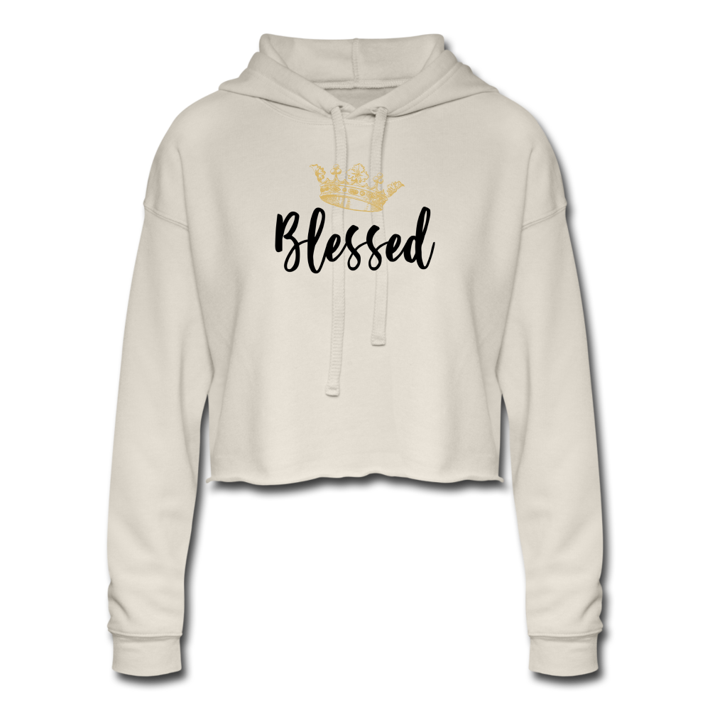 KreativeK TWHM Collab Blessed Signature Edition Women's Cropped Hoodie - dust