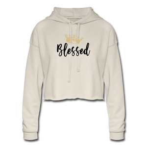 KreativeK TWHM Collab Blessed Signature Edition Women's Cropped Hoodie - dust