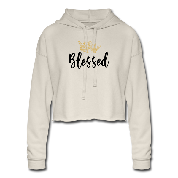 KreativeK TWHM Collab Blessed Signature Edition Women's Cropped Hoodie - dust