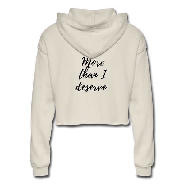 KreativeK TWHM Collab Blessed Signature Edition Women's Cropped Hoodie - dust