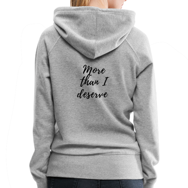 KreativeK TWHM Collab Blessed Signature Edition Women’s Premium Hoodie - heather gray