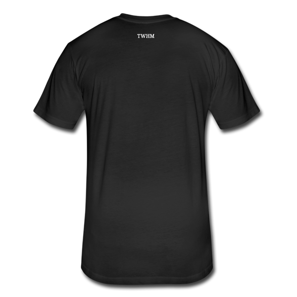 Alpha + Omega White Fitted Cotton/Poly T-Shirt by Next Level - black