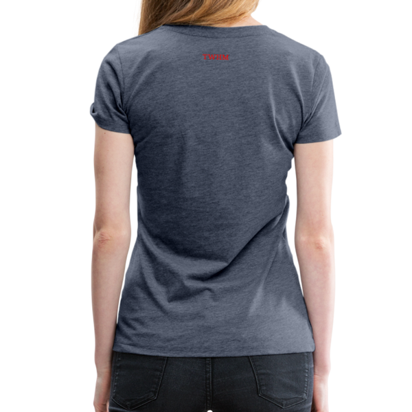 Alpha + Omega Red Women’s Premium T-Shirt - heather blue