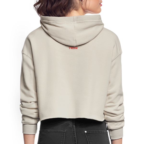 Alpha + Omega Red Women's Cropped Hoodie - dust