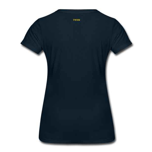 Alpha + Omega Fire Women’s Premium T-Shirt - deep navy