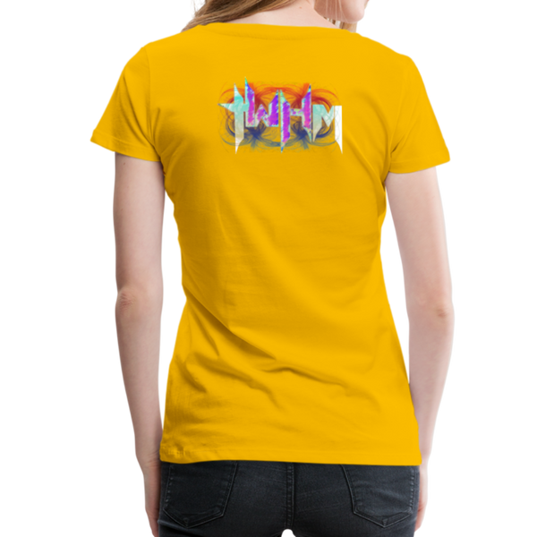 KAINOS Daughter of Yahweh Women’s Premium T-Shirt - sun yellow