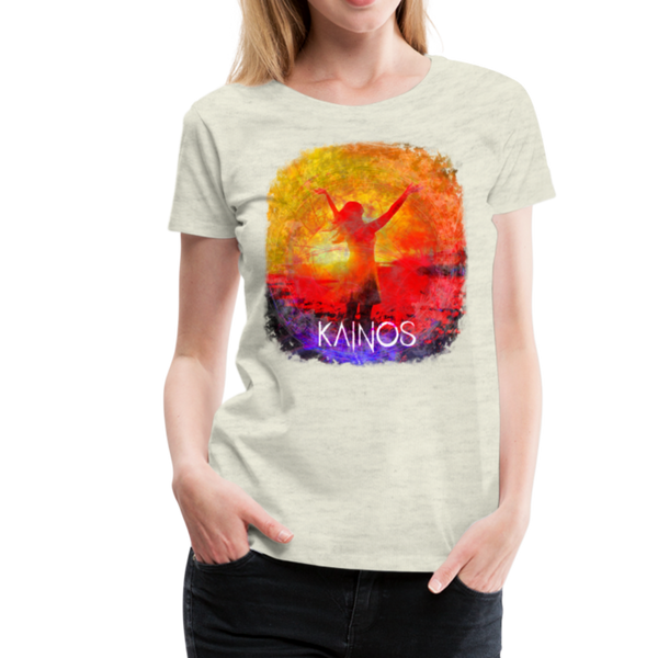 KAINOS Daughter of Yahweh Women’s Premium T-Shirt - heather oatmeal