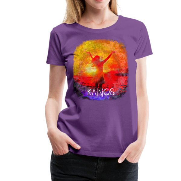 KAINOS Daughter of Yahweh Women’s Premium T-Shirt - purple