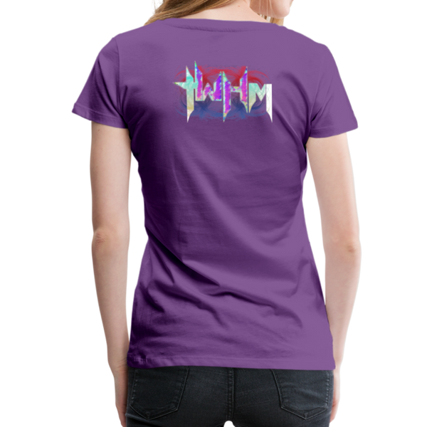 KAINOS Daughter of Yahweh Women’s Premium T-Shirt - purple