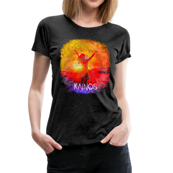 KAINOS Daughter of Yahweh Women’s Premium T-Shirt - charcoal gray