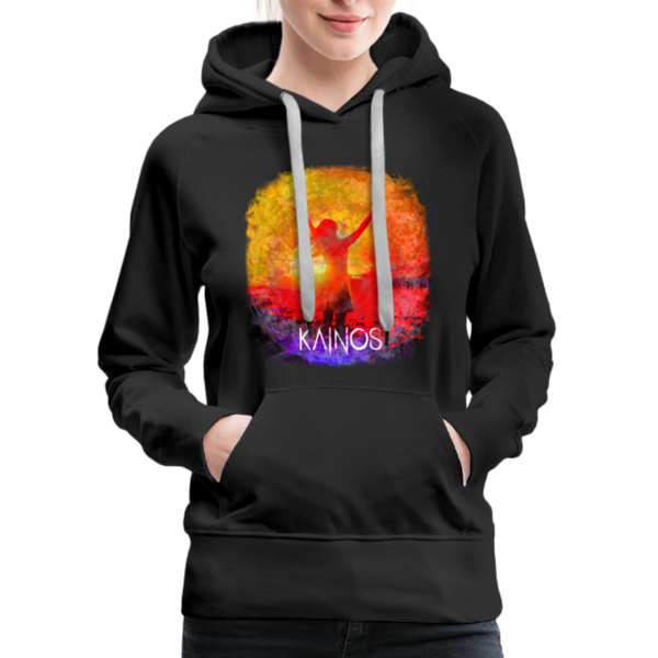 KAINOS Daughter of Yahweh Women’s Premium Hoodie - black