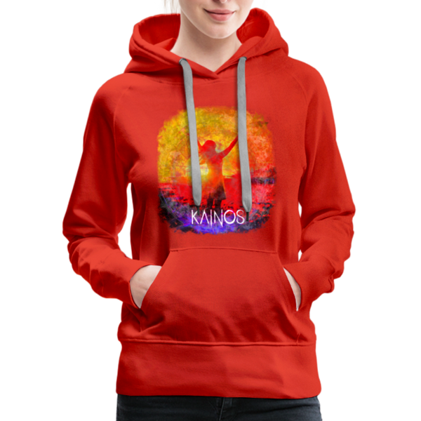 KAINOS Daughter of Yahweh Women’s Premium Hoodie - red