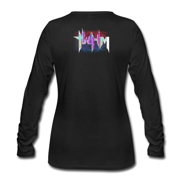 KAINOS Daughter of Yahweh Women's Premium Long Sleeve T-Shirt - black