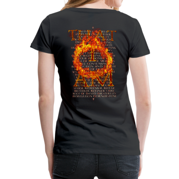 Names of God Inferno Edition Women’s Premium T-Shirt - black