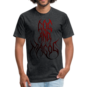 GAM Holy Holy Holy Massacre Fitted Cotton/Poly T-Shirt by Next Level - heather black