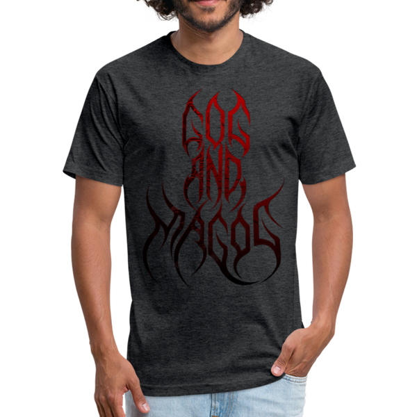 GAM Holy Holy Holy Massacre Fitted Cotton/Poly T-Shirt by Next Level - heather black