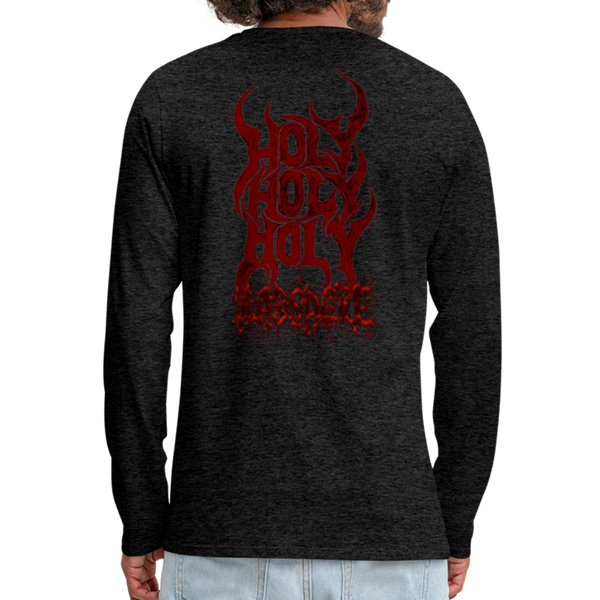 GAM Holy Holy Holy Massacre Men's Premium Long Sleeve T-Shirt - charcoal gray