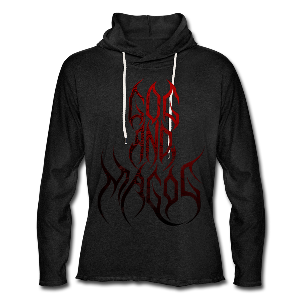 GAM Holy Holy Holy Massacre Unisex Lightweight Terry Hoodie - charcoal gray