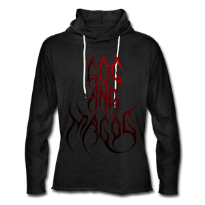 GAM Holy Holy Holy Massacre Unisex Lightweight Terry Hoodie - charcoal gray