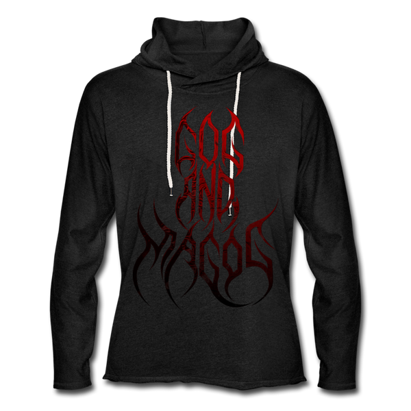 GAM Holy Holy Holy Massacre Unisex Lightweight Terry Hoodie - charcoal gray