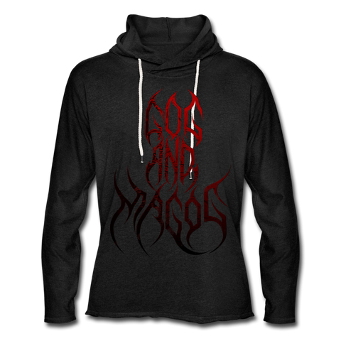 GAM Holy Holy Holy Massacre Unisex Lightweight Terry Hoodie - charcoal gray