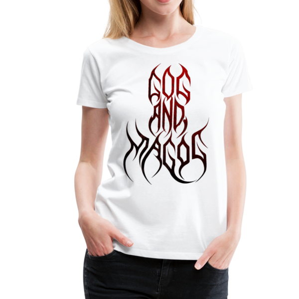 GAM Holy Holy Holy Massacre Women’s Premium T-Shirt - white