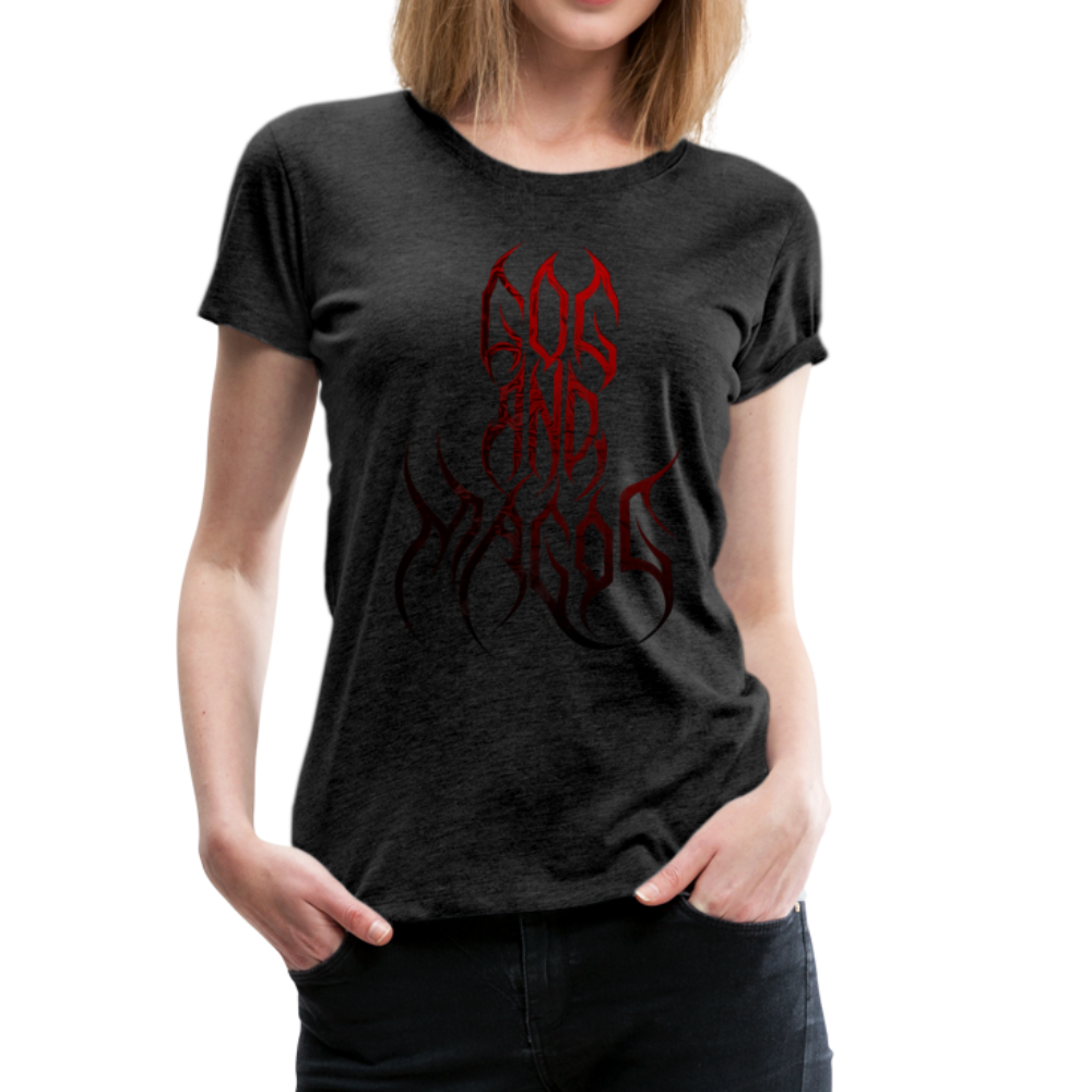 GAM Holy Holy Holy Massacre Women’s Premium T-Shirt - charcoal gray