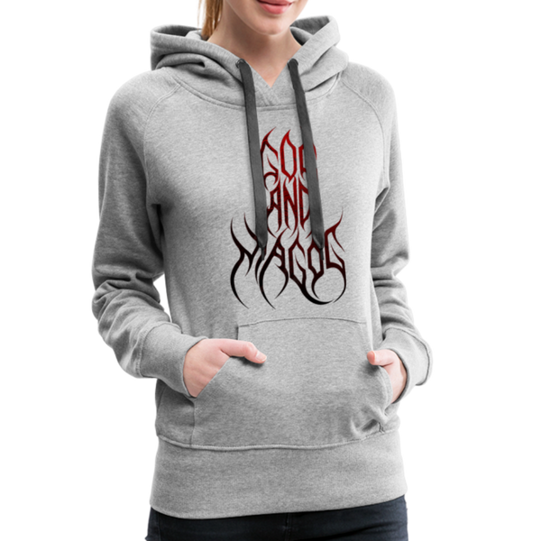 GAM Holy Holy Holy Massacre Women’s Premium Hoodie - heather gray