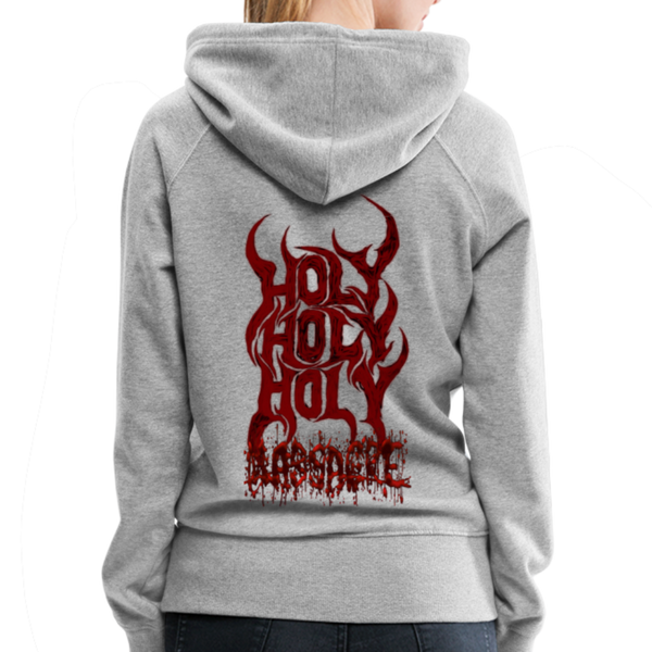 GAM Holy Holy Holy Massacre Women’s Premium Hoodie - heather gray